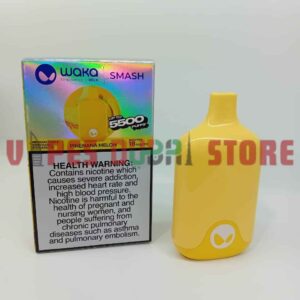 Waka Smash 5500 Puffs 18mg Disposable Vape, UAE Pinenana melon