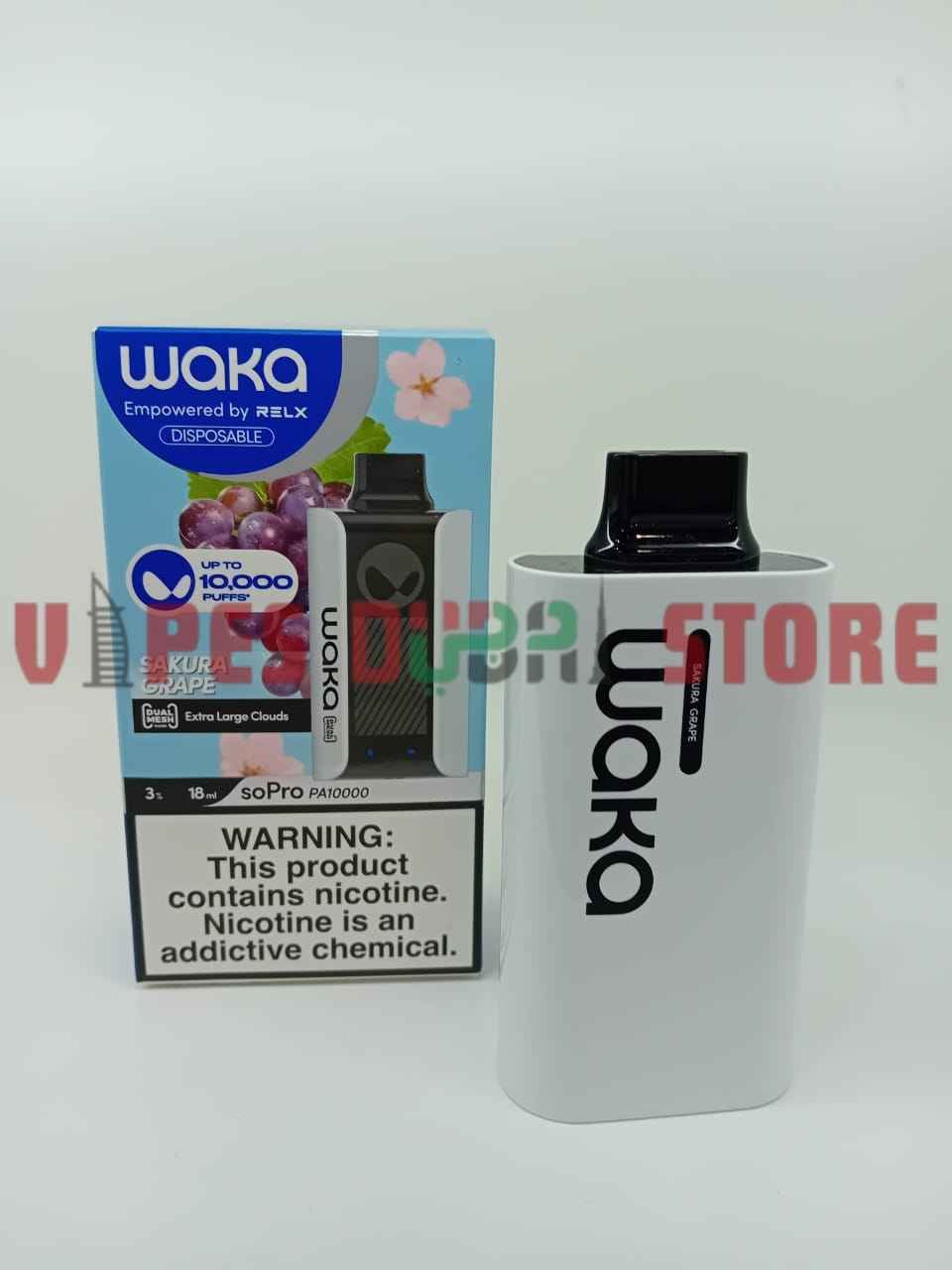 Waka SoPro 10000 Puffs Disposable Vape In Dubai, UAE Sakura Grape Waka SoPro 10000 Puffs Disposable Vape In Dubai, UAE Sakura Grape