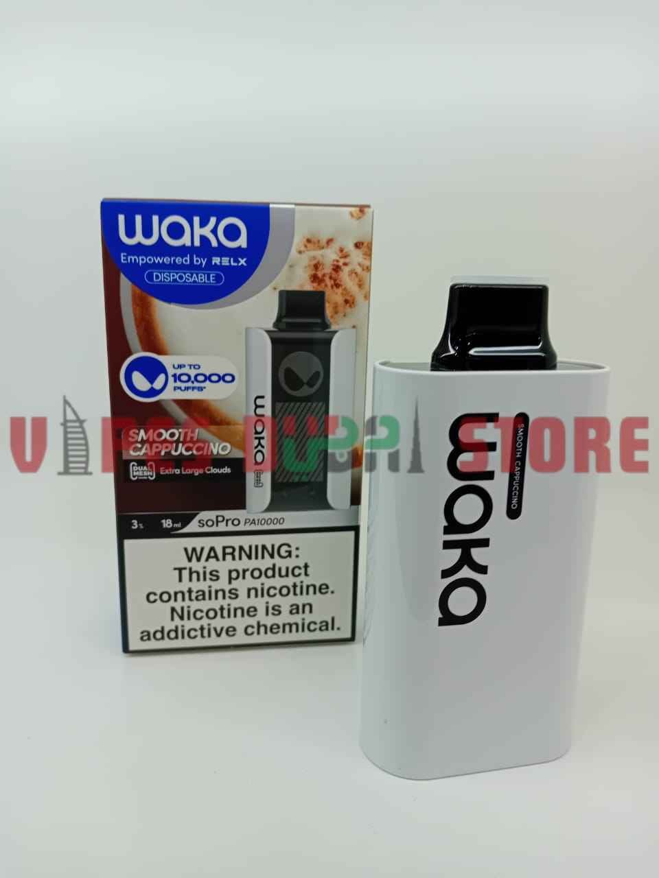 Waka SoPro 10000 Puffs Disposable Vape In Dubai, UAE Smooth Cappuccino Waka SoPro 10000 Puffs Disposable Vape In Dubai, UAE Smooth Cappuccino