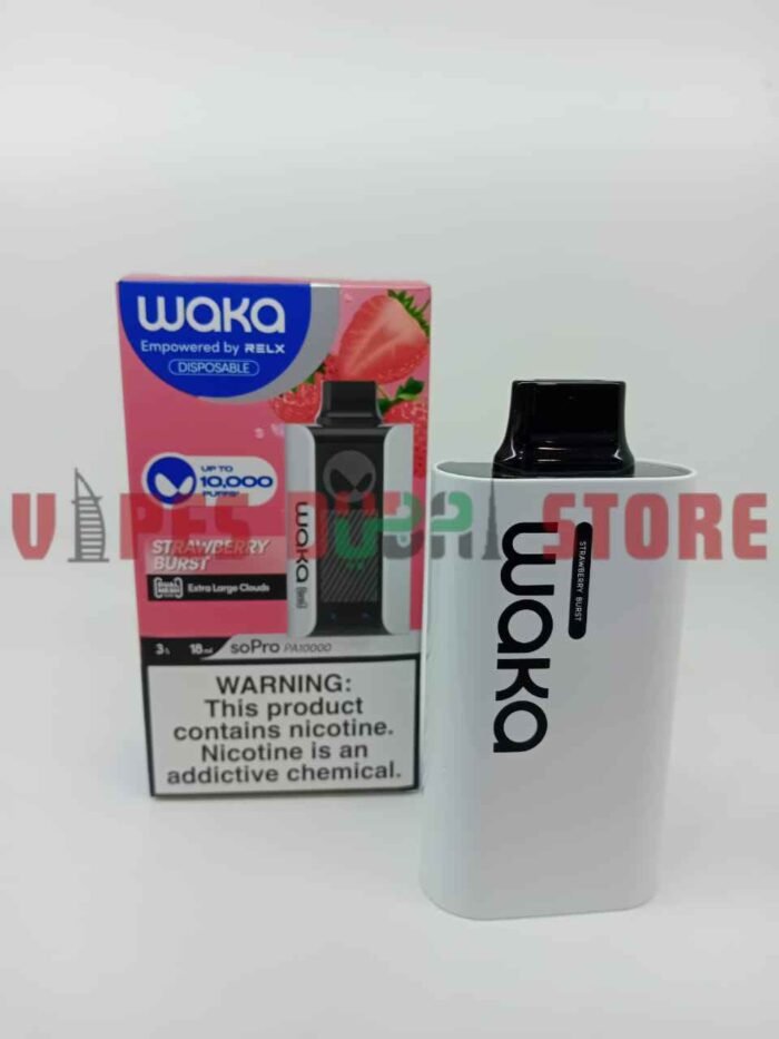 Waka SoPro 10000 Puffs Disposable Vape In Dubai, UAE Strawberry Burst