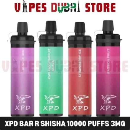 XPD BAR R Shisha 10000 Puffs 3mg Disposable Vape in Dubai