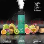 XPD BAR R Shisha 10000 Puffs 3mg Disposable Vape in Dubai Kiwi Passion Fruit Guava