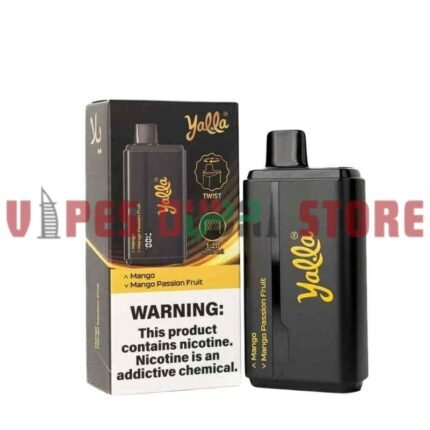 YALLA 24000 Puffs 50MG Disposable Vape in DUbai mango - mango passion fruit