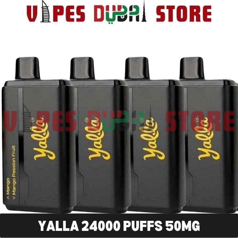 YALLA 24000 Puffs 50MG Disposable Vape in DUbai YALLA 24000 Puffs 50MG Disposable Vape in DUbai