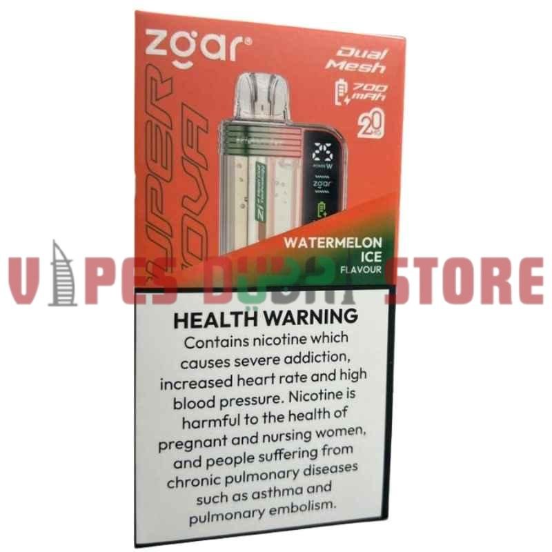 ZGAR Supernova 30000 Puffs – 2%mg_18ml Disposable Vape in Dubai watermelon ice ZGAR Supernova 30000 Puffs – 2%mg_18ml Disposable Vape in Dubai watermelon ice