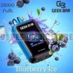 geekbar watt 23000 puffs 50mg nicotine blueberry ice