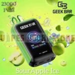 geekbar watt 23000 puffs 50mg nicotine sour apple ice