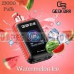 geekbar watt 23000 puffs 50mg nicotine watermelon ice