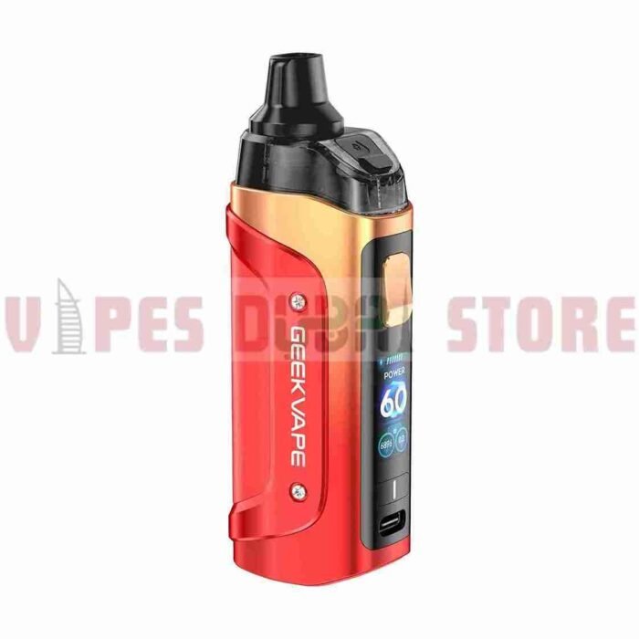 geekvape aegis boost 3 pod system sunset red