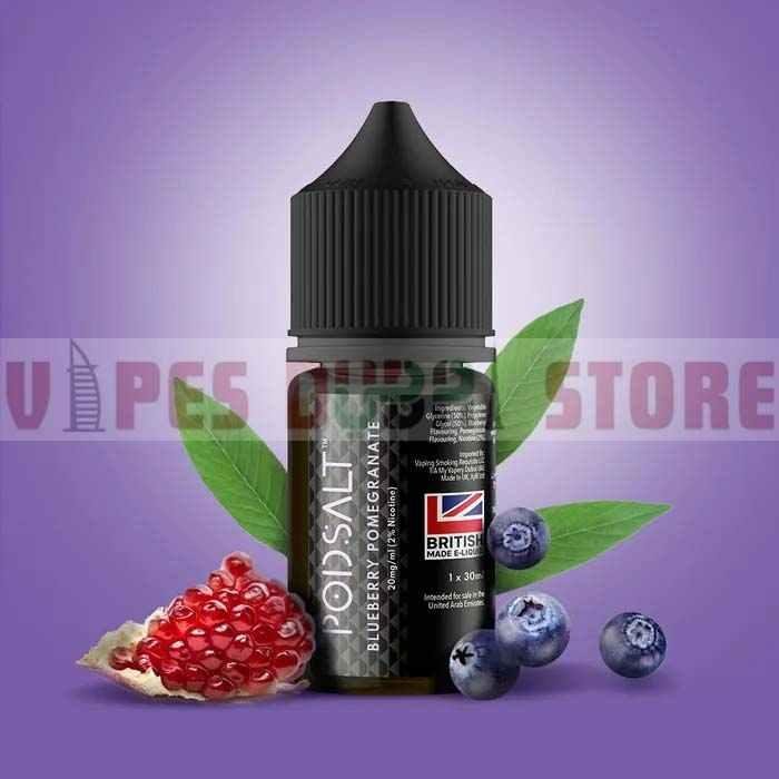 pod salt core salt nicotine 20mg 30ml blue pomegranate pod salt core salt nicotine 20mg 30ml blue pomegranate
