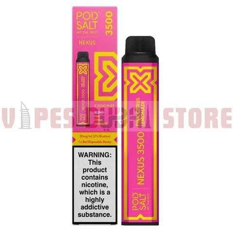 pod salt nexus 3500 puffs disposable vape pink citrus lemonade pod salt nexus 3500 puffs disposable vape pink citrus lemonade