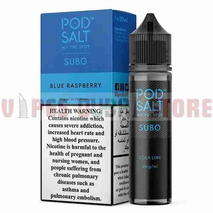 pod salt subo 3mg 50ml blue raspberry pod salt subo 3mg 50ml blue raspberry