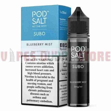 pod salt subo 3mg 50ml blueberry mist