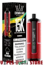 AL FAKHER Crown Bar Hyper Max 15000 Puffs Disposable Vape in Dubai hubba