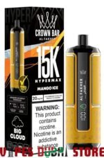 AL FAKHER Crown Bar Hyper Max 15000 Puffs Disposable Vape in Dubai mango ice