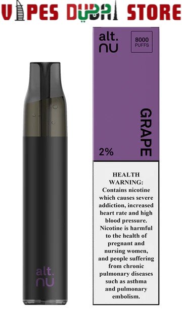 ALT NU 8000 Puffs 20mg Vape grape