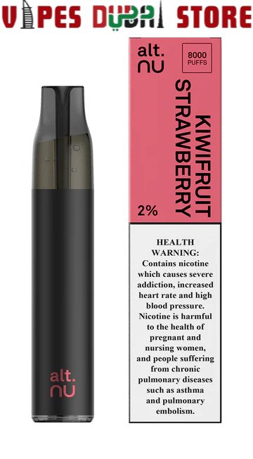 ALT NU 8000 Puffs 20mg Vape kiwifruit strawberry ALT NU 8000 Puffs 20mg Vape kiwifruit strawberry