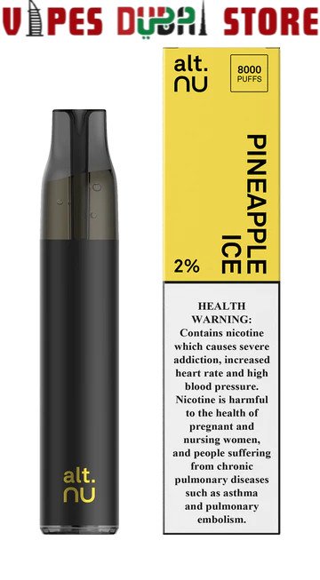 ALT NU 8000 Puffs 20mg Vape pineapple ice ALT NU 8000 Puffs 20mg Vape pineapple ice