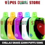 CHILLAX Shake 22000 Puffs 50MG Disposable Vape in Dubai