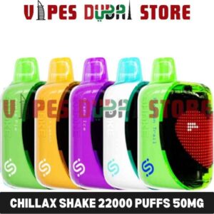 CHILLAX Shake 22000 Puffs 50MG Disposable Vape in Dubai