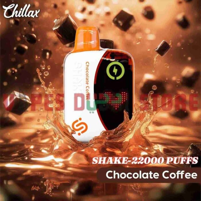 CHILLAX Shake 22000 Puffs 50MG Disposable Vape in Dubai COCOLATE COFFEE