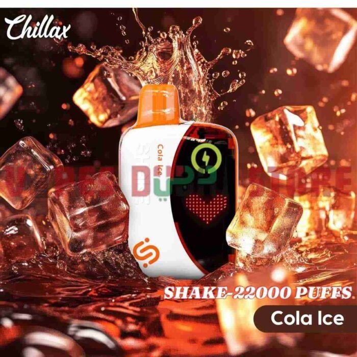 CHILLAX Shake 22000 Puffs 50MG Disposable Vape in Dubai COLA ICE