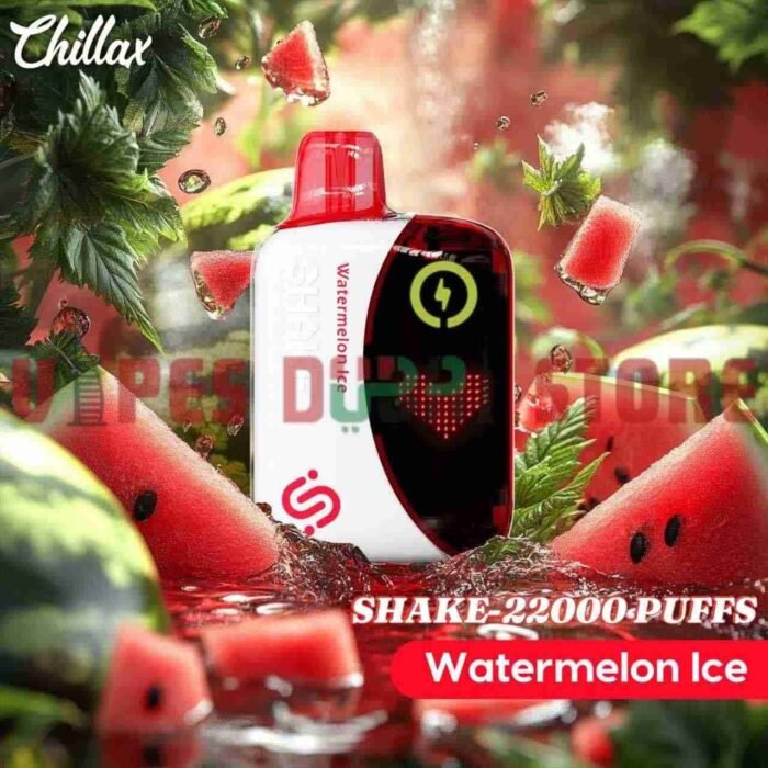 CHILLAX Shake 22000 Puffs 50MG Disposable Vape in Dubai WATERMELON ICE