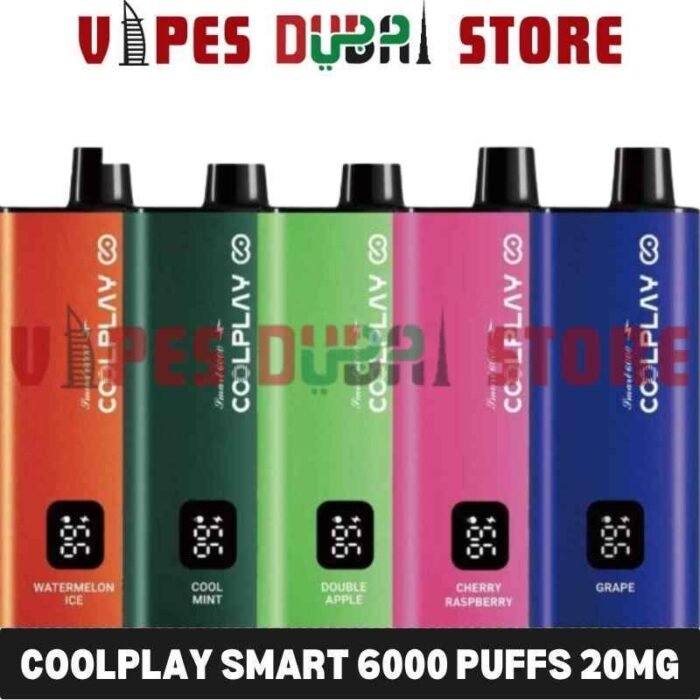 COOLPLAY Smart 6000 Puffs 20MG Disposable Vape in Dubai