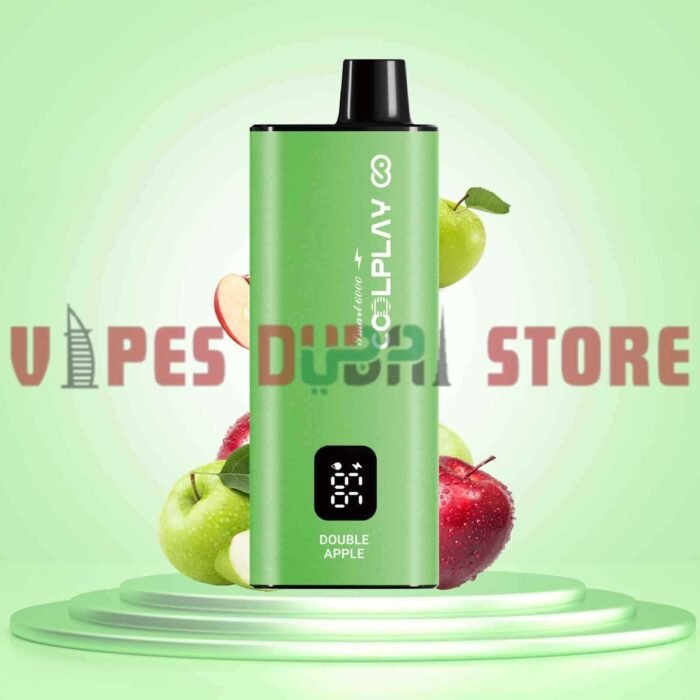 COOLPLAY Smart 6000 Puffs 20MG Disposable Vape in Dubai DOUBLE APPLE