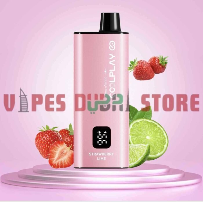COOLPLAY Smart 6000 Puffs 20MG Disposable Vape in Dubai STRAWBERRY LIME