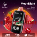 ELF BAR Moon Night 40000 Puffs 50MG Disposable Vape cherry watermelon