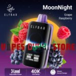 ELF BAR Moon Night 40000 Puffs 50MG Disposable Vape grape raspberry