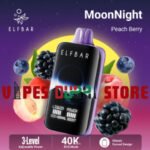 ELF BAR Moon Night 40000 Puffs 50MG Disposable Vape peach berry