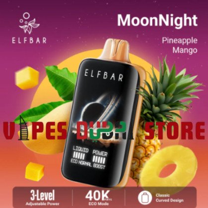 ELF BAR Moon Night 40000 Puffs 50MG Disposable Vape pineapple mango ELF BAR Moon Night 40000 Puffs 50MG Disposable Vape pineapple mango