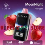 ELF BAR Moon Night 40000 Puffs 50MG Disposable Vape two apple
