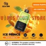 Geek Bar Ice Prince 50000 Puffs Disposable Vape mexico mango ice