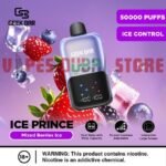 Geek Bar Ice Prince 50000 Puffs Disposable Vape mixed berries ice