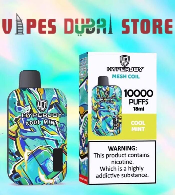 HYPERJOY Limited Edition 10000 Puffs Disposable Vape In UAE cool mint