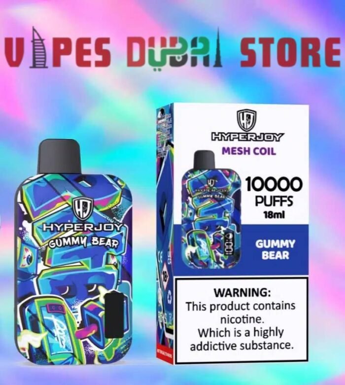 HYPERJOY Limited Edition 10000 Puffs Disposable Vape In UAE gummy bear