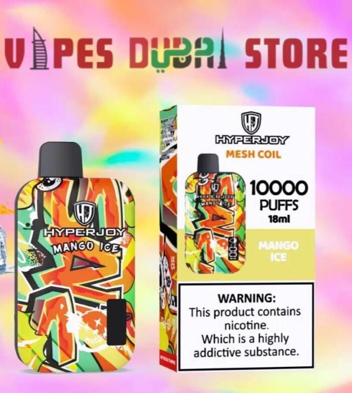 HYPERJOY Limited Edition 10000 Puffs Disposable Vape In UAE mango ice