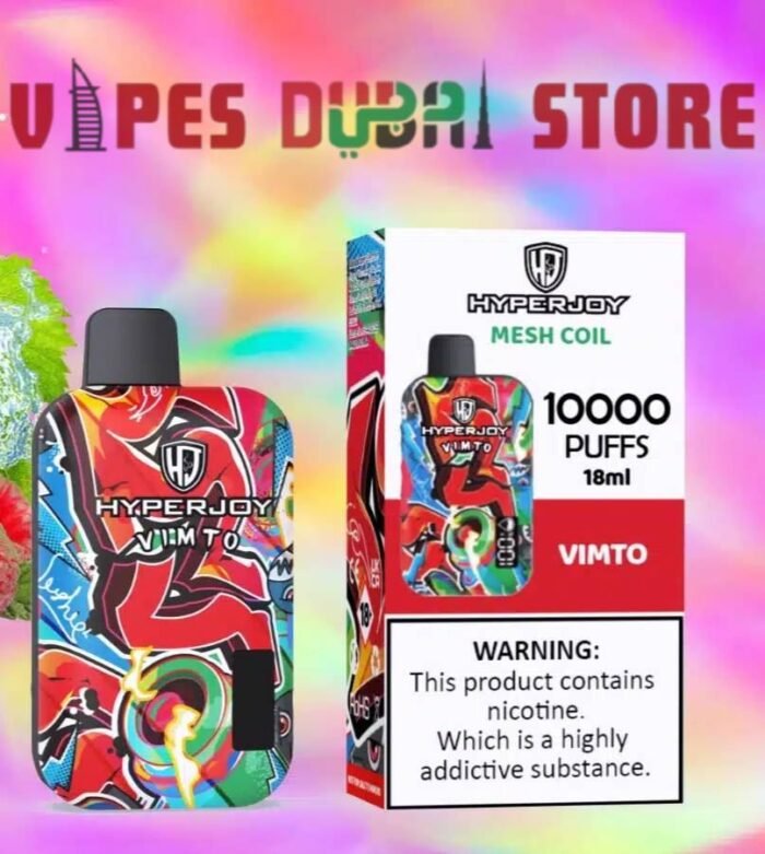 HYPERJOY Limited Edition 10000 Puffs Disposable Vape In UAE vimto