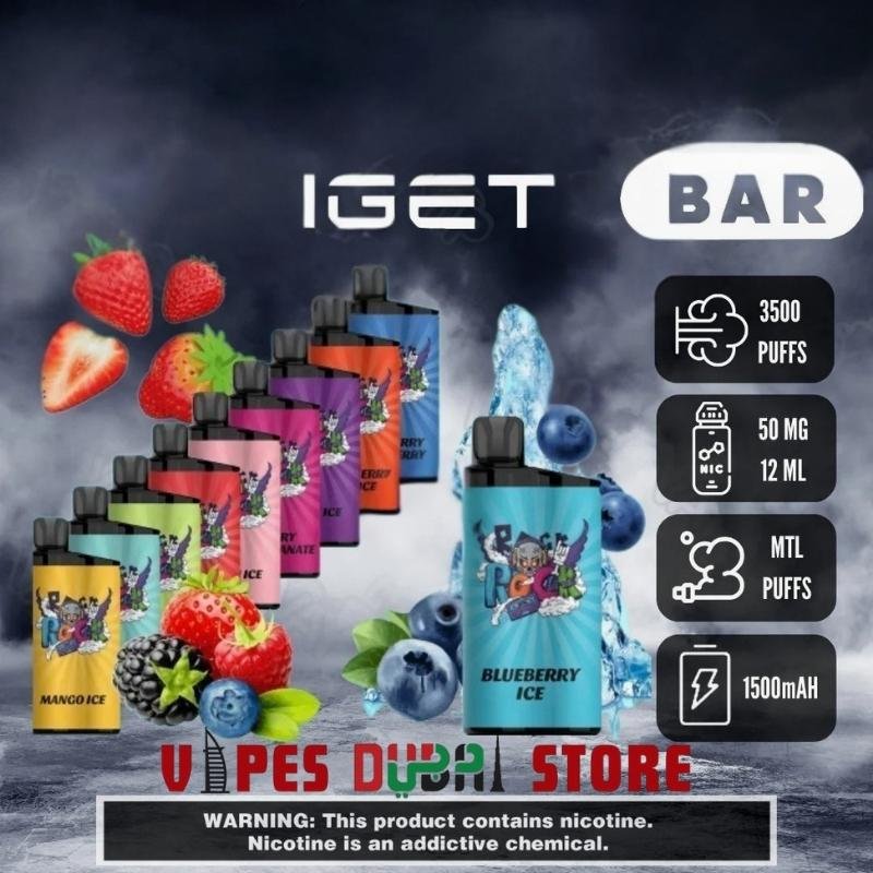 Iget Bar 3500 Puffs Disposable Vape Iget Bar 3500 Puffs Disposable Vape
