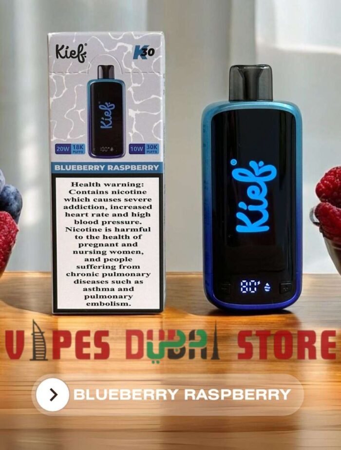 KEIF K30 30000 PUFFS PRICE IN DUBAI BLUEBERRY RASPBERRY