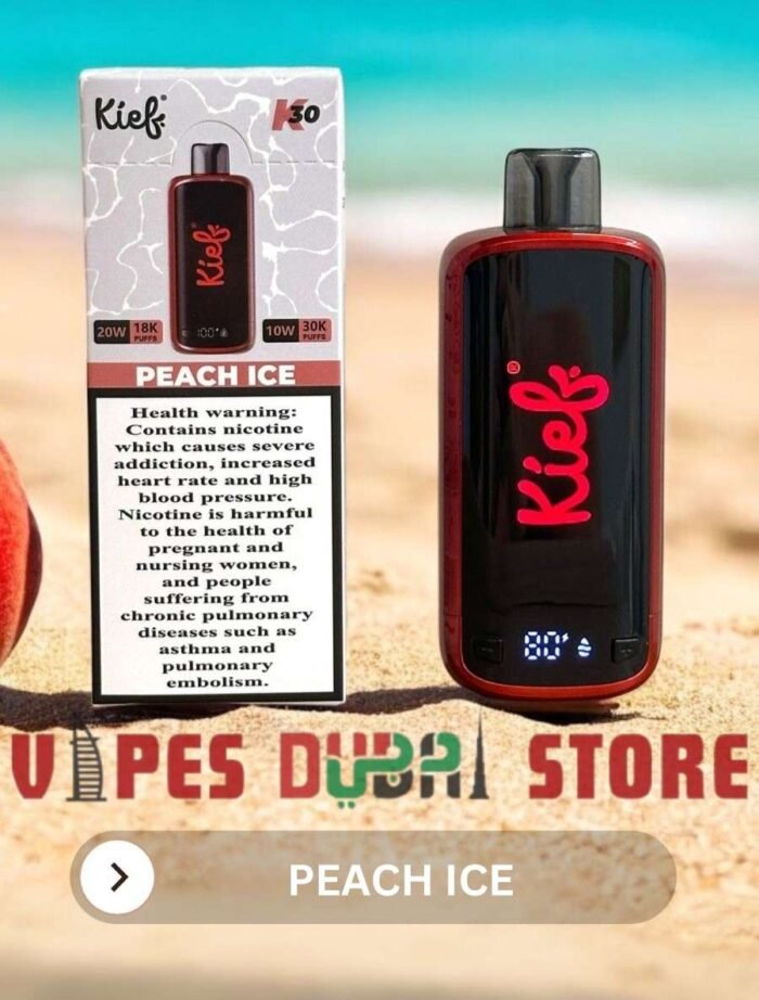 KEIF K30 30000 PUFFS PRICE IN DUBAI PEACH ICE