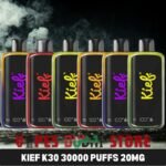 KIEF K30 30000 Puffs 20MG Disposable Rechargeable Vape in Dubai