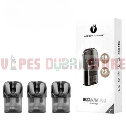 Lost Vape URSA Pod Cartridge URSA Nano Pod 1.0 ohm Lost Vape URSA Pod Cartridge URSA Nano Pod 1.0 ohm