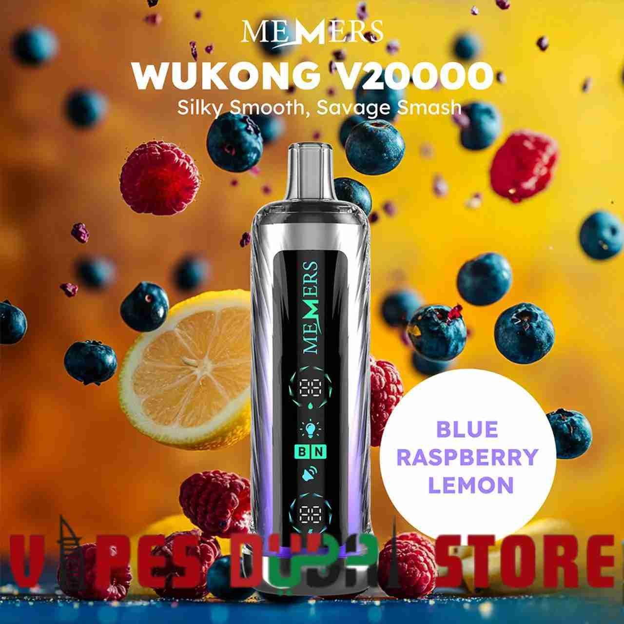 MEMERS Wukong V20000 Puffs Disposable Vape Price in Dubai Blue Raspberry Lemon MEMERS Wukong V20000 Puffs Disposable Vape Price in Dubai Blue Raspberry Lemon
