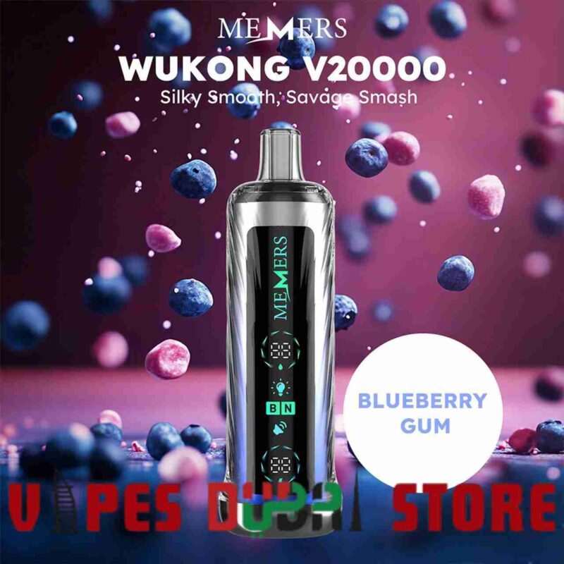 MEMERS Wukong V20000 Puffs Disposable Vape Price in Dubai Blueberry Gum
