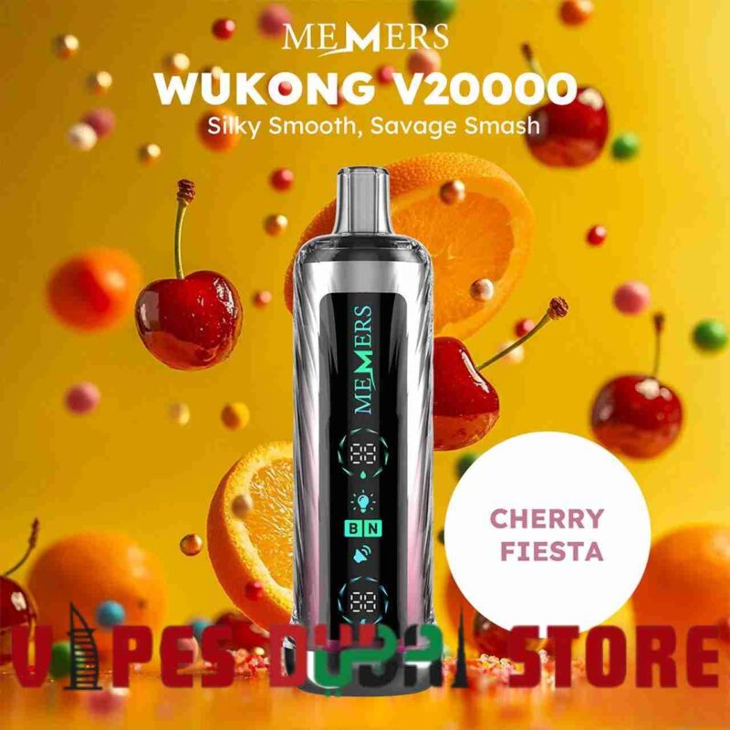 MEMERS Wukong V20000 Puffs Disposable Vape Price in Dubai Cherry Fiesta