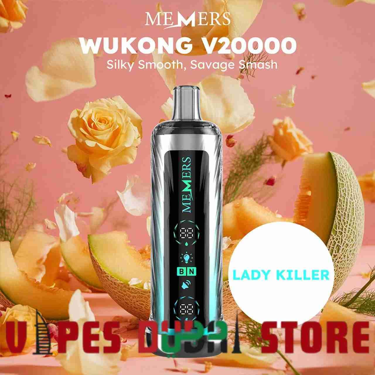 MEMERS Wukong V20000 Puffs Disposable Vape Price in Dubai Lady Killer MEMERS Wukong V20000 Puffs Disposable Vape Price in Dubai Lady Killer